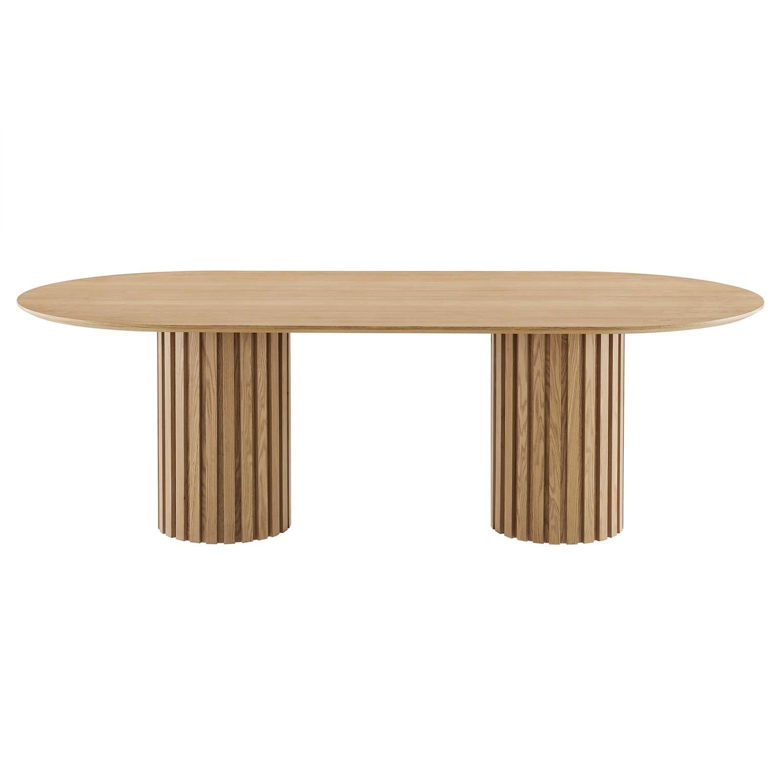 Senja 95" Oval Dining Table By Modway - EEI-6065 | Dining Tables | Modishstore - 4