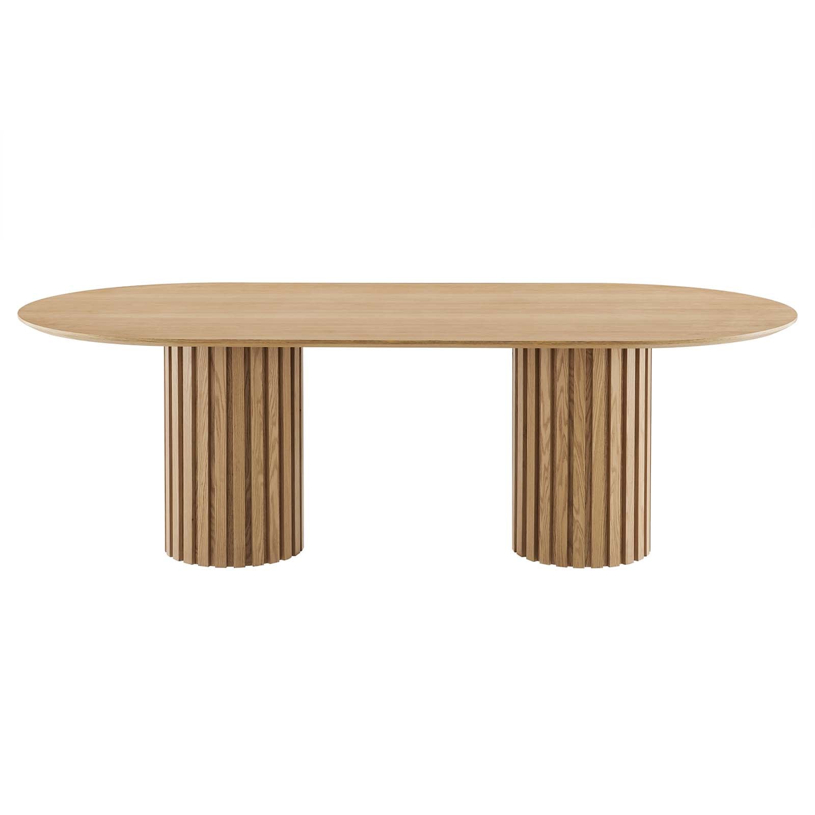 Senja 95" Oval Dining Table By Modway - EEI-6065 | Dining Tables | Modishstore - 4