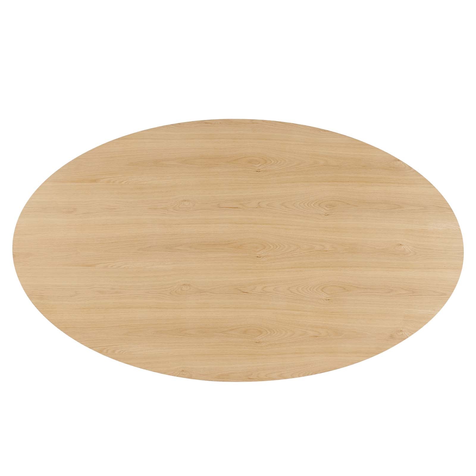 Provision 75" Oval Dining Table By Modway - EEI-6066 | Dining Tables | Modishstore - 6