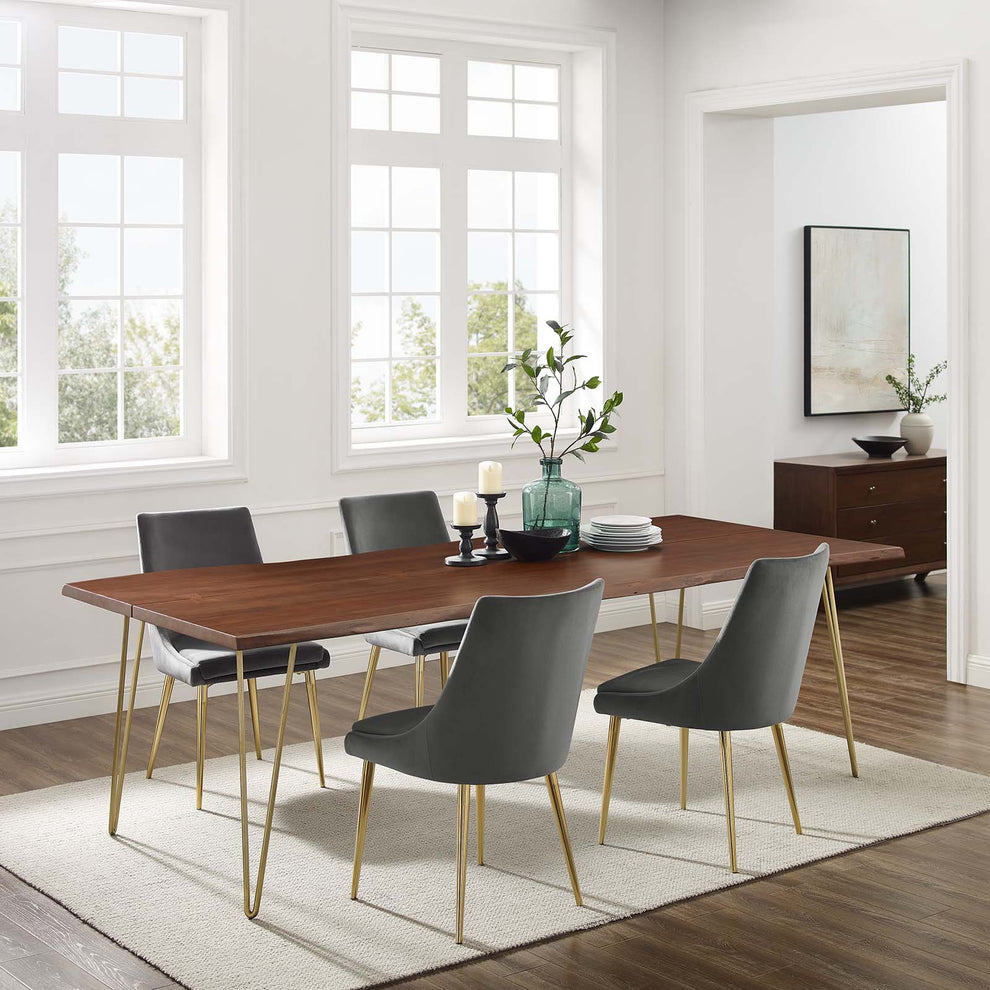 Ardor 96" Live Edge Acacia Wood Dining Table By Modway - EEI-6072 | Dining Tables | Modishstore - 12