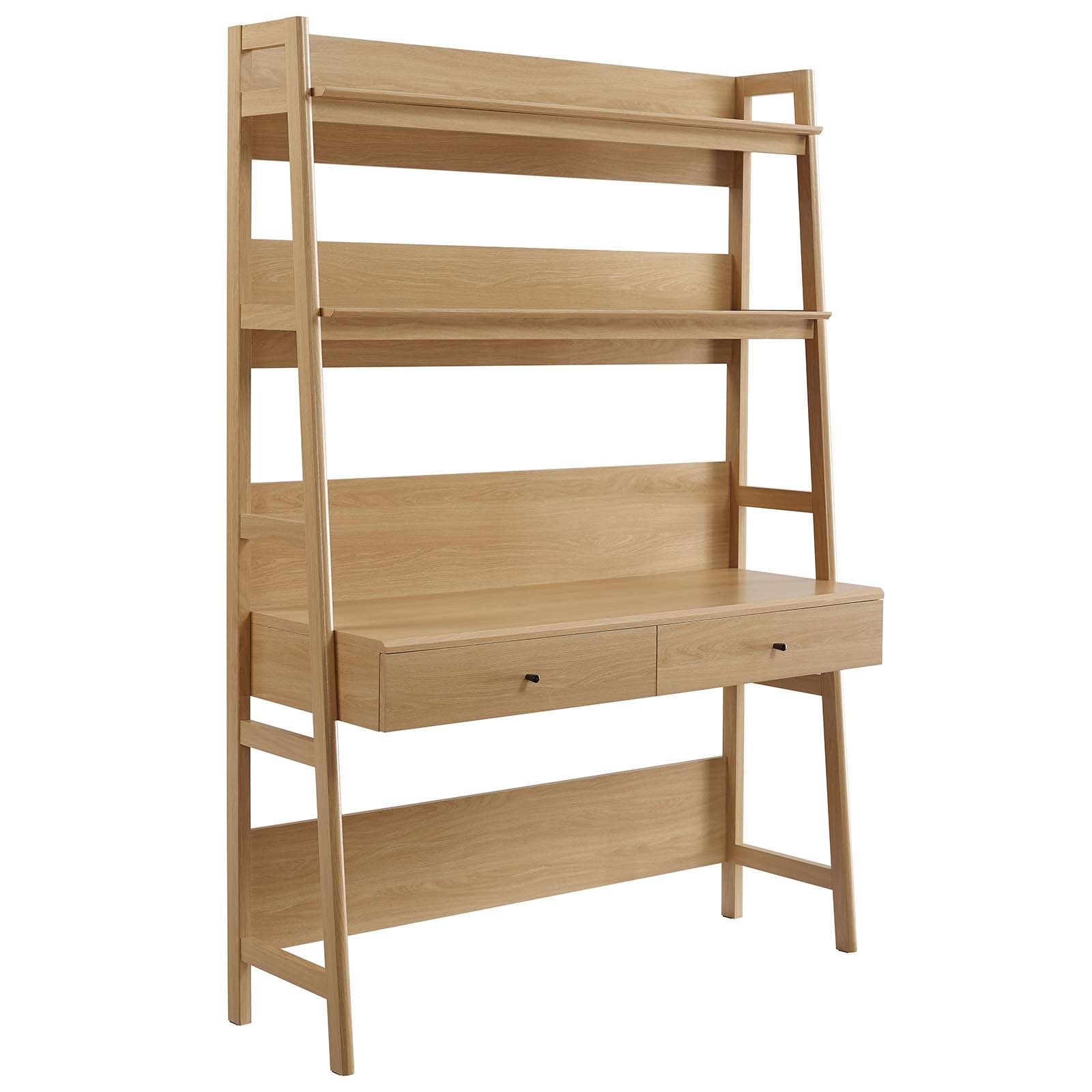 Modway Bixby Office Wood Desk with Storage Walnut â EEI-6073