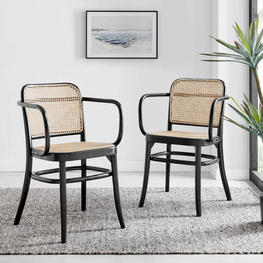 Winona Wood Dining Chair Set of 2 By Modway - EEI-6076 | Dining Chairs | Modishstore - 1