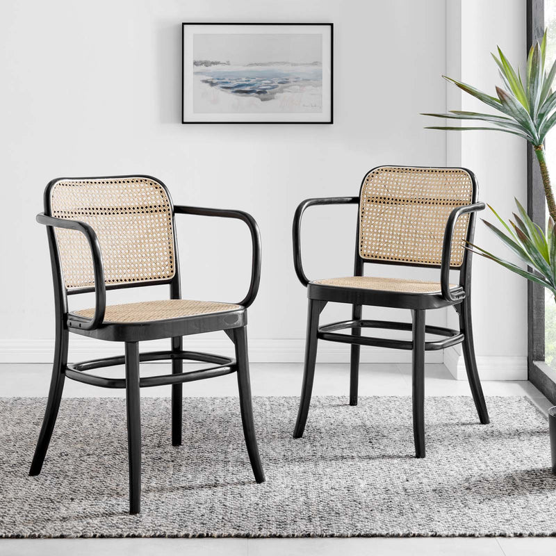 Winona Wood Dining Chair Set of 2 By Modway - EEI-6076 | Dining Chairs | Modishstore - 1