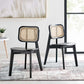 Habitat Wood Dining Side Chair Set Of 2 By Modway - EEI-6077-BLK | Dining Chairs |  Modishstore