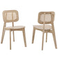 Habitat Wood Dining Side Chair Set Of 2 By Modway - EEI-6077-BLK | Dining Chairs |  Modishstore - 11
