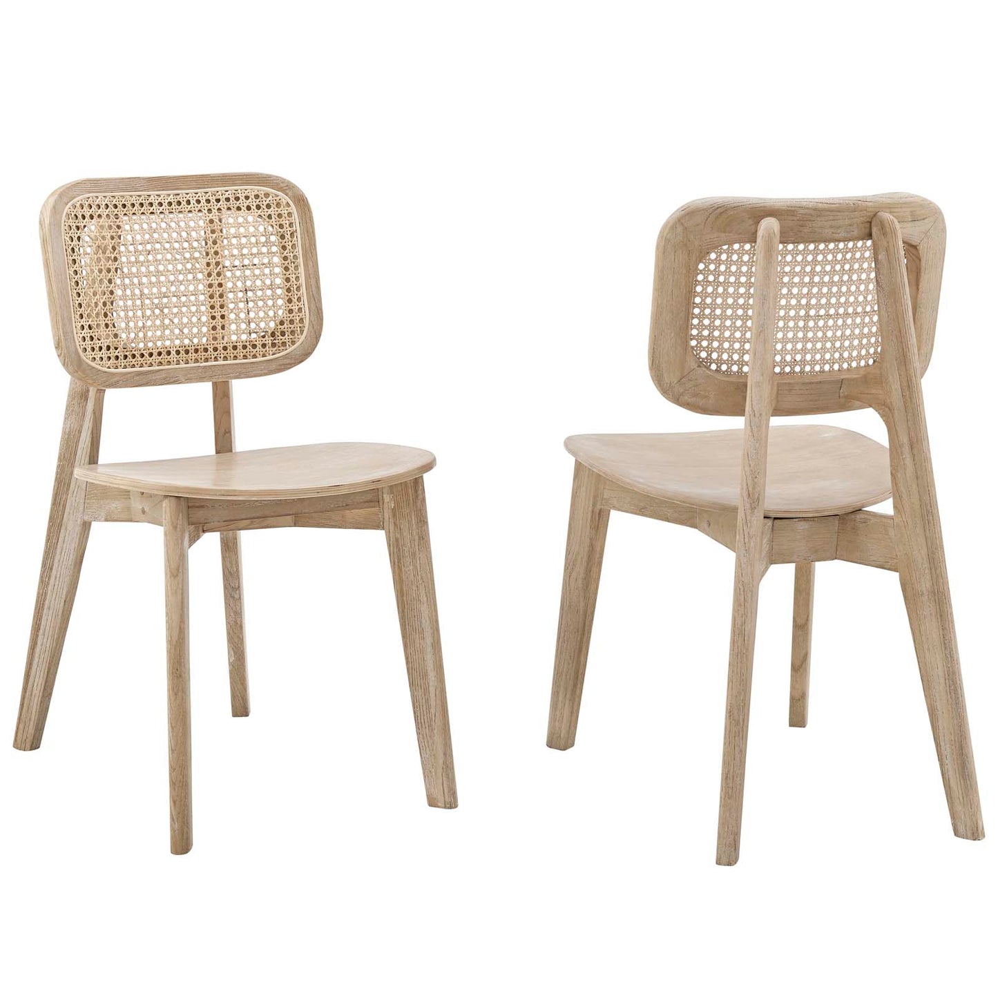 Habitat Wood Dining Side Chair Set Of 2 By Modway - EEI-6077-BLK | Dining Chairs |  Modishstore - 11