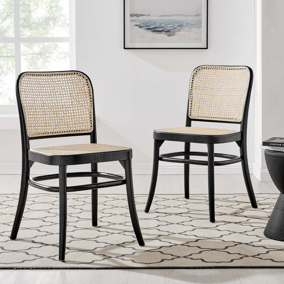 Winona Wood Dining Side Chair Set of 2 By Modway - EEI-6078 | Dining Chairs | Modishstore - 1