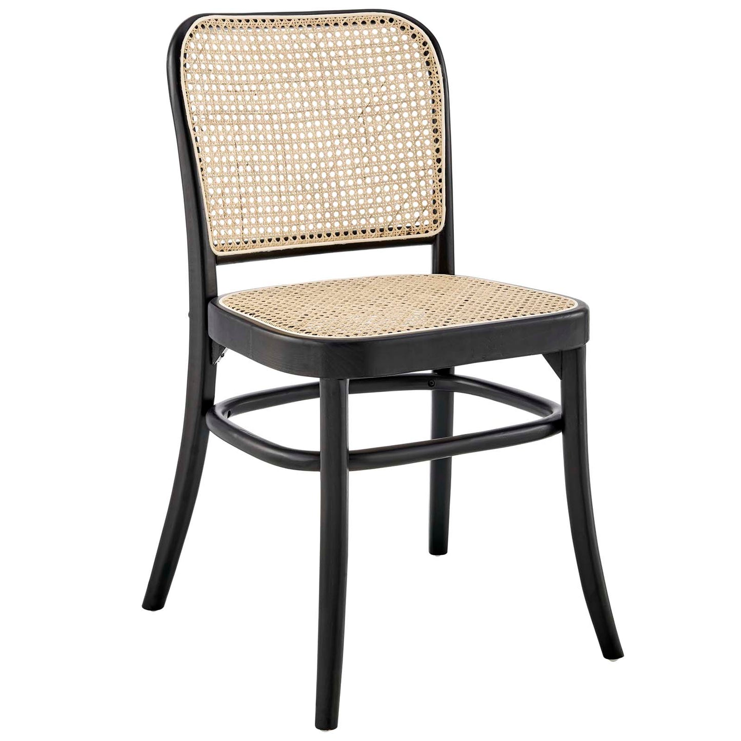Winona Wood Dining Side Chair Set Of 2 By Modway - EEI-6078-BLK | Dining Chairs |  Modishstore - 3