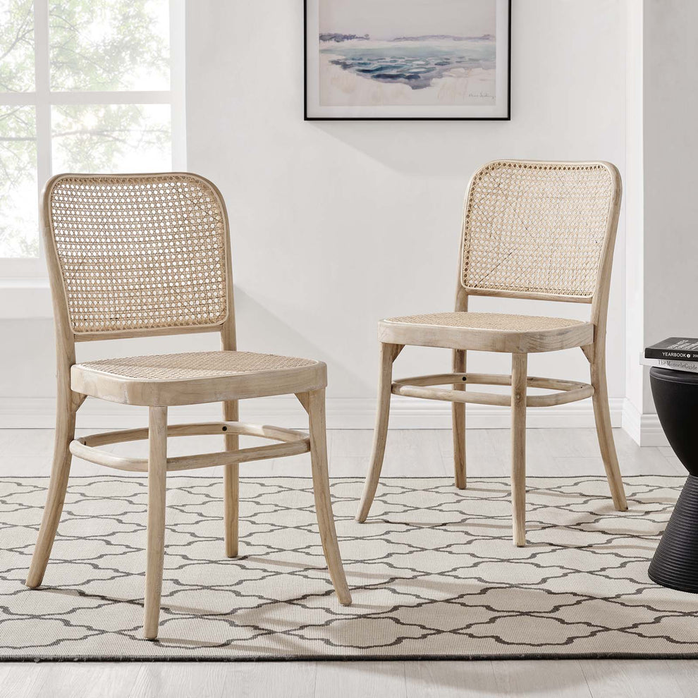 Winona Wood Dining Side Chair Set of 2 By Modway - EEI-6078 | Dining Chairs | Modishstore - 11