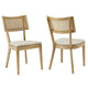 Caledonia Wood Dining Chair Set of 2 By Modway - EEI-6080 | Dining Chairs | Modishstore - 30