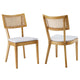 Caledonia Wood Dining Chair Set of 2 By Modway - EEI-6080 | Dining Chairs | Modishstore - 41
