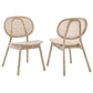 Malina Wood Dining Side Chair Set of 2 By Modway - EEI-6081 | Dining Chairs | Modishstore - 11