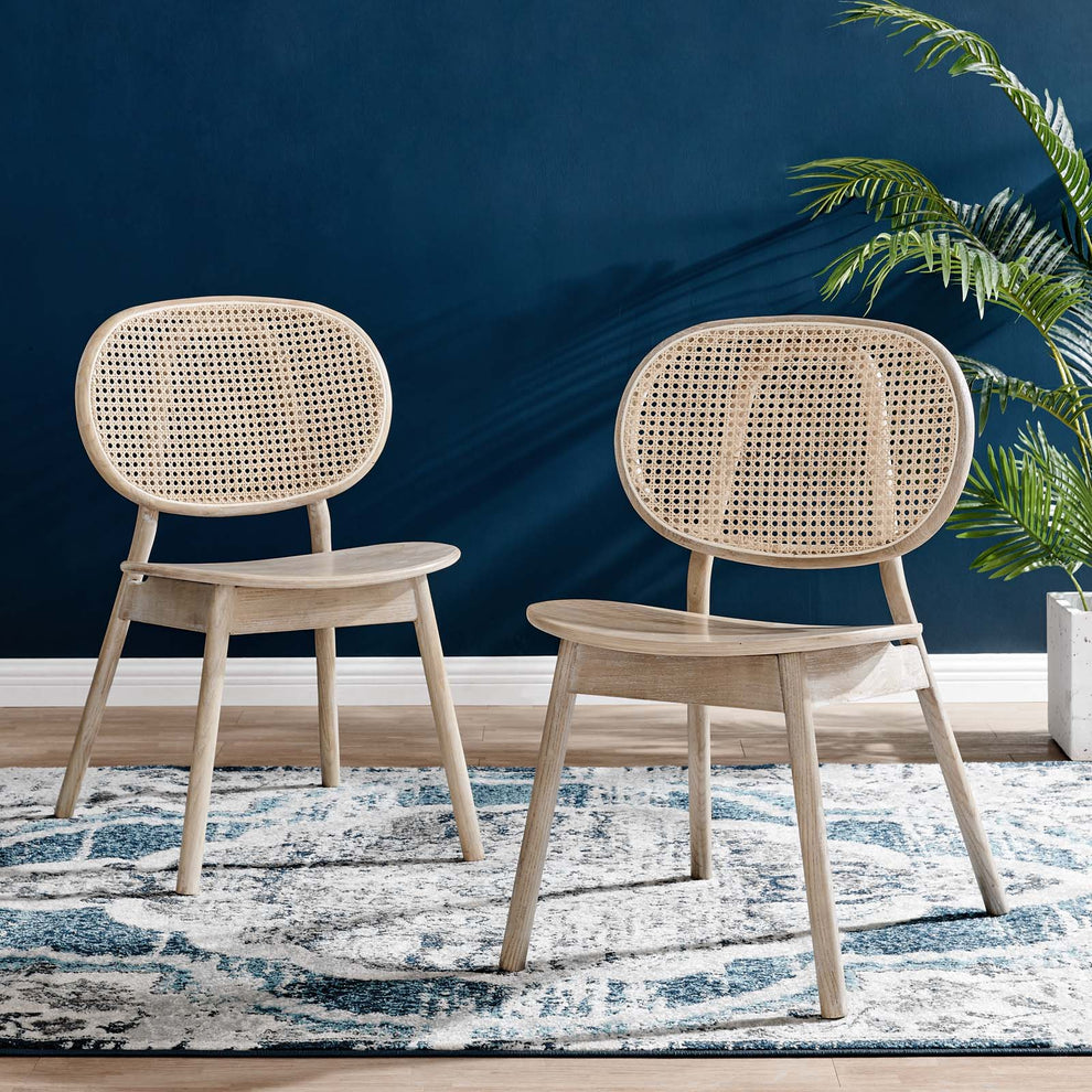 Malina Wood Dining Side Chair Set of 2 By Modway - EEI-6081 | Dining Chairs | Modishstore - 10