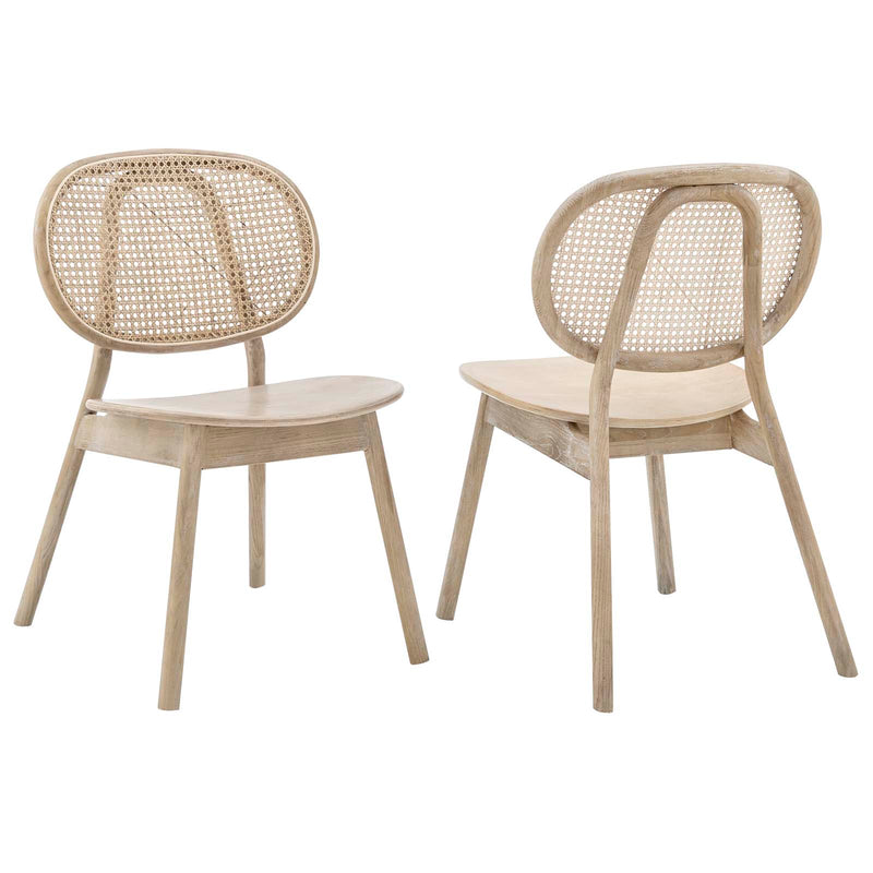 Malina Wood Dining Side Chair Set of 2 By Modway - EEI-6081 | Dining Chairs | Modishstore - 11