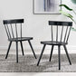 Sutter Wood Dining Side Chair Set of 2 By Modway - EEI-6082 | Dining Chairs | Modishstore - 1