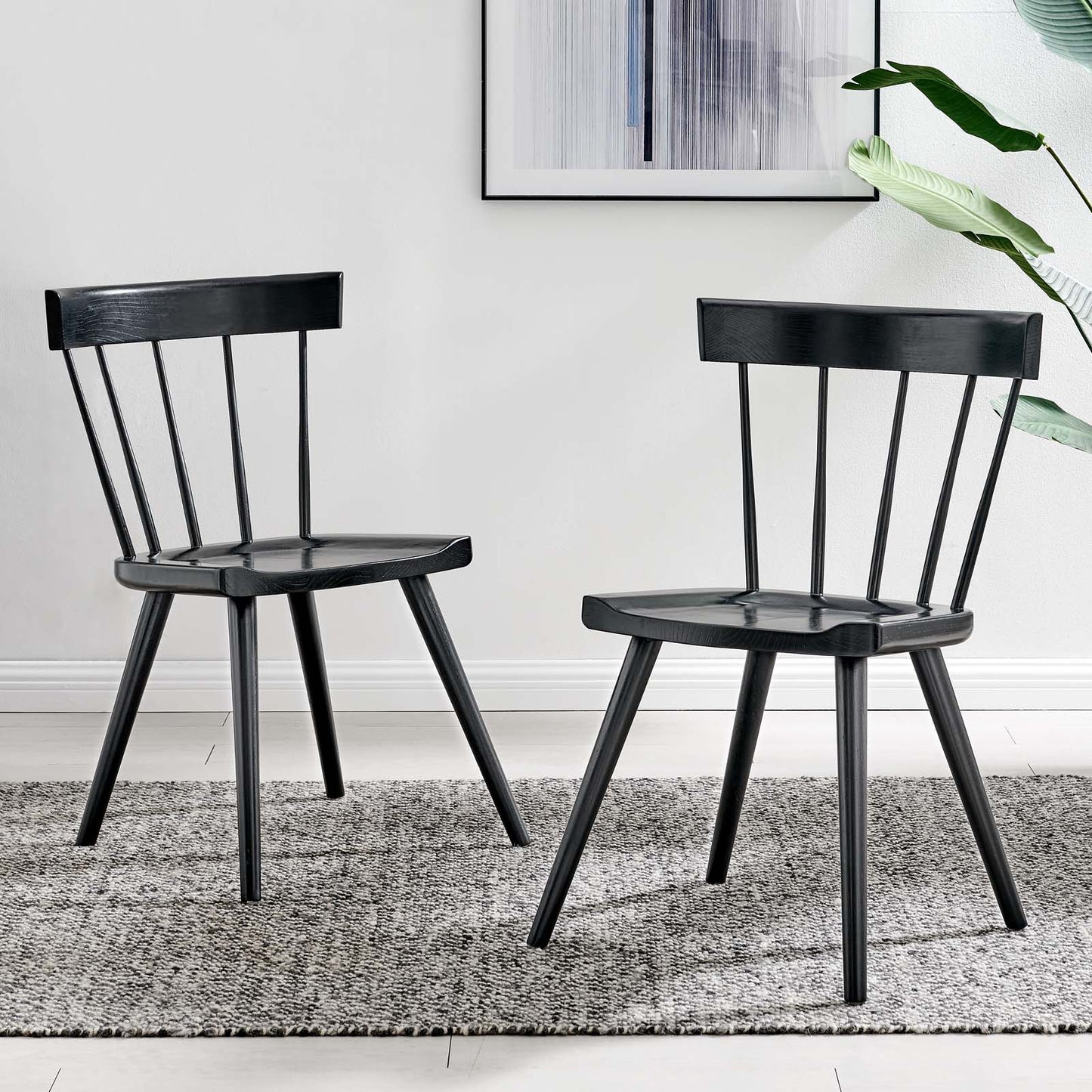 Sutter Wood Dining Side Chair Set of 2 By Modway - EEI-6082 | Dining Chairs | Modishstore - 1