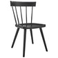 Sutter Wood Dining Side Chair Set Of 2 By Modway - EEI-6082-BLK | Dining Chairs |  Modishstore - 3