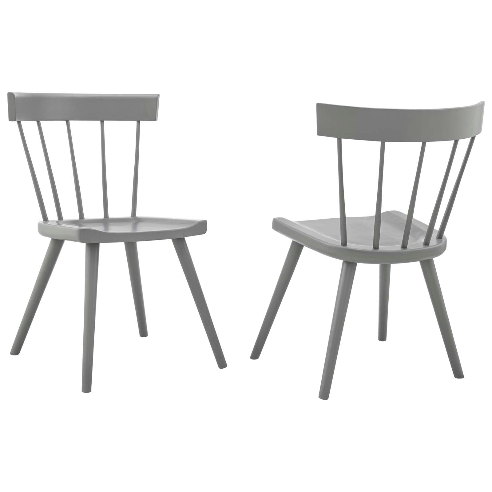 Sutter Wood Dining Side Chair Set Of 2 By Modway - EEI-6082-BLK | Dining Chairs |  Modishstore - 11
