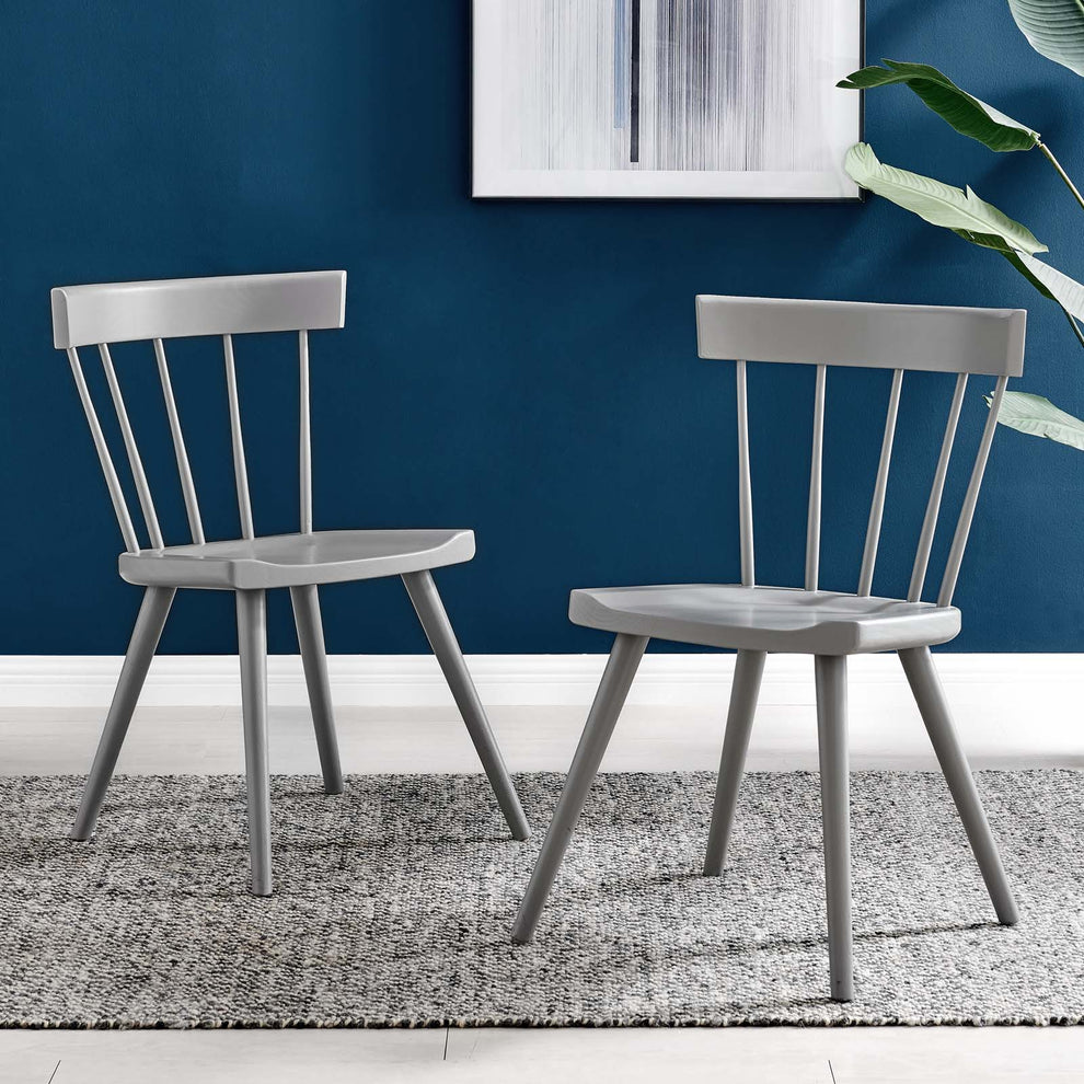 Sutter Wood Dining Side Chair Set of 2 By Modway - EEI-6082 | Dining Chairs | Modishstore - 10