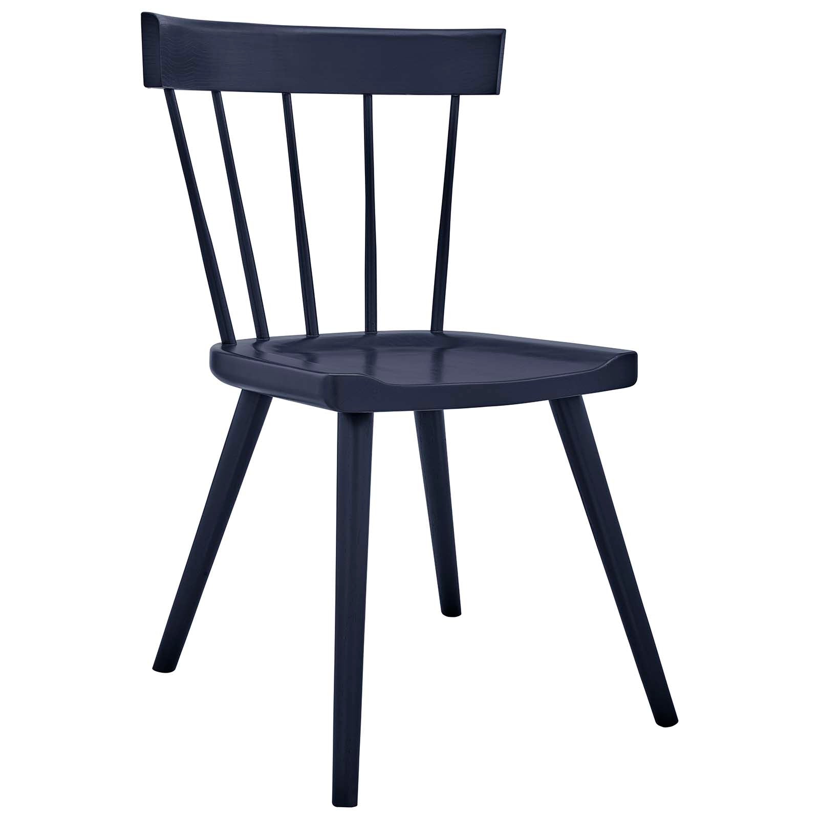 Sutter Wood Dining Side Chair Set Of 2 By Modway - EEI-6082-BLK | Dining Chairs |  Modishstore - 21