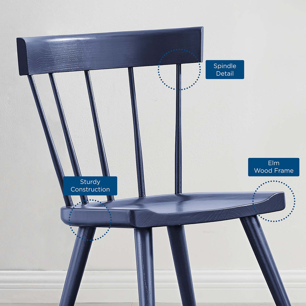 Sutter Wood Dining Side Chair Set of 2 By Modway - EEI-6082 | Dining Chairs | Modishstore - 27