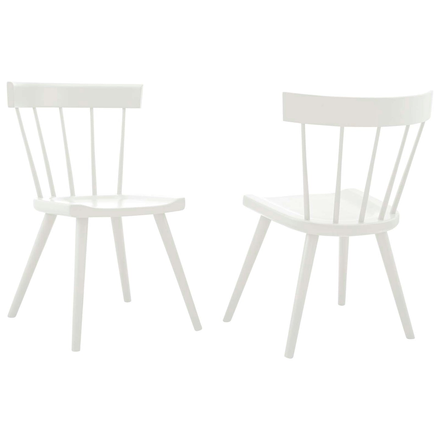 Sutter Wood Dining Side Chair Set Of 2 By Modway - EEI-6082-BLK | Dining Chairs |  Modishstore - 37