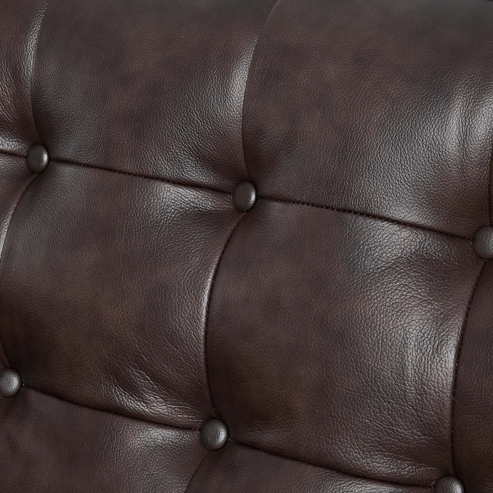Exalt Tufted Vegan Leather Sofa By Modway - eei-6099 | Sofas | Modishstore - 6