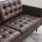 Exalt Tufted Vegan Leather Sofa By Modway - eei-6099 | Sofas | Modishstore - 8