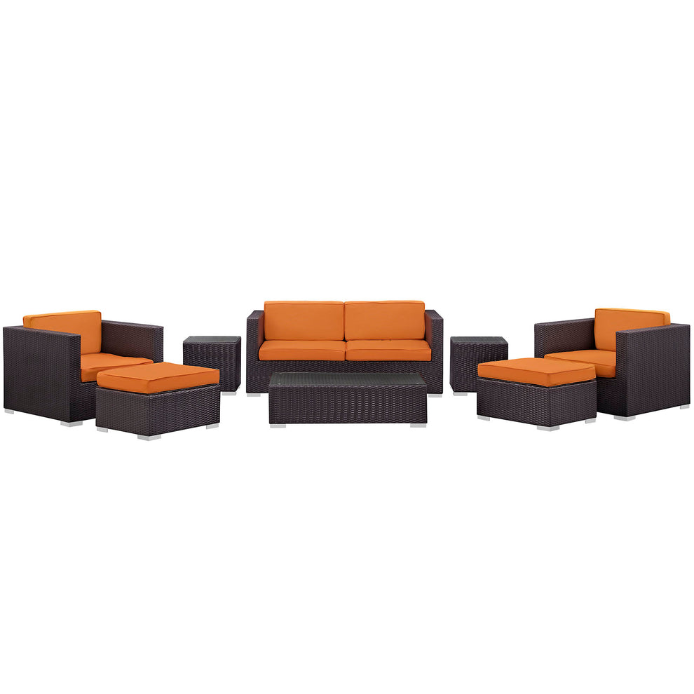 Modway Venice 8 Piece Outdoor Patio Sofa Set - EEI-610 | Outdoor Sofas, Loveseats & Sectionals | Modishstore - 47