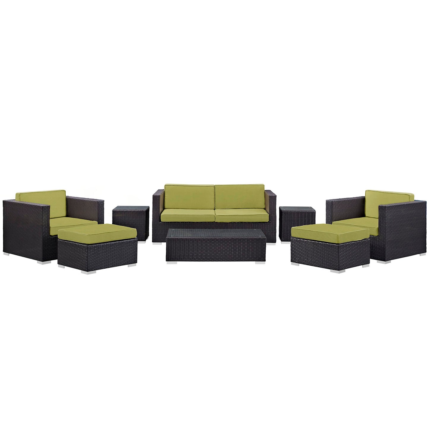 Modway Venice 8 Piece Outdoor Patio Sofa Set - EEI-610 | Outdoor Sofas, Loveseats & Sectionals | Modishstore - 50