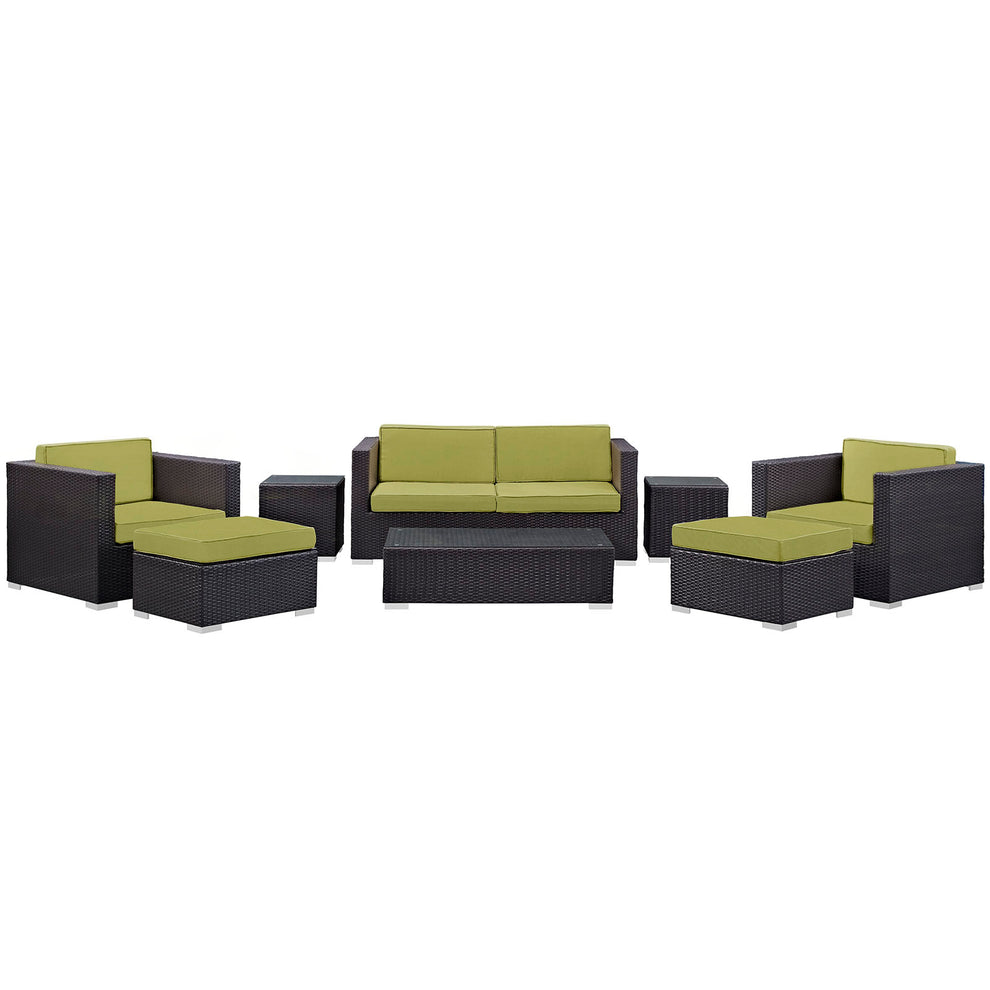 Modway Venice 8 Piece Outdoor Patio Sofa Set - EEI-610 | Outdoor Sofas, Loveseats & Sectionals | Modishstore - 50