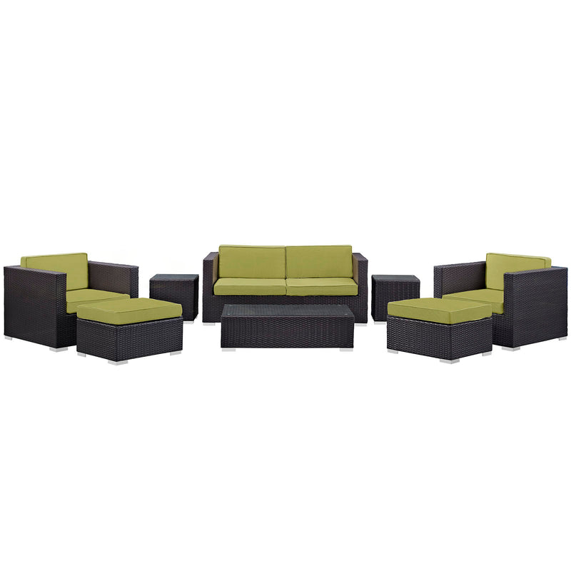 Modway Venice 8 Piece Outdoor Patio Sofa Set - EEI-610 | Outdoor Sofas, Loveseats & Sectionals | Modishstore - 50