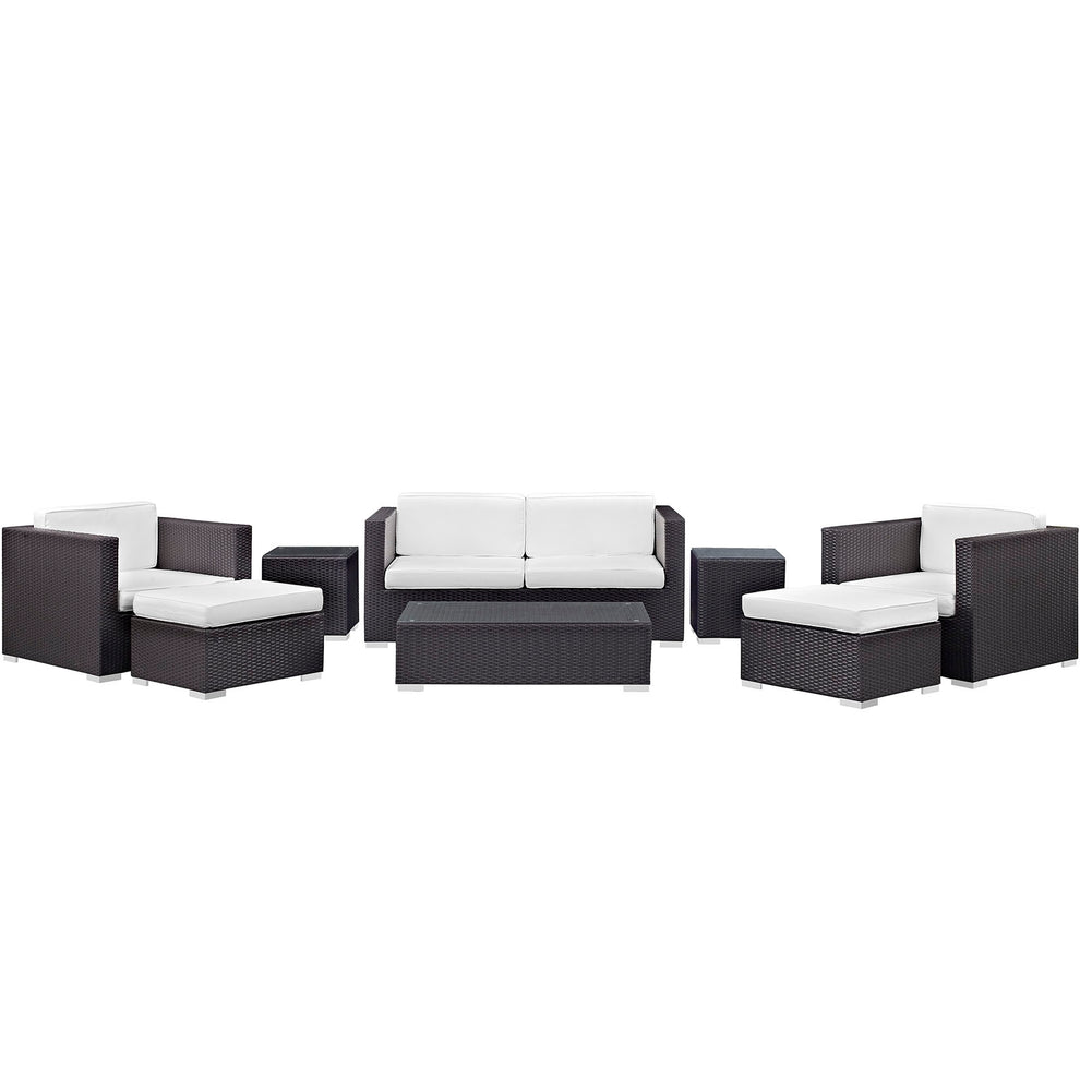 Modway Venice 8 Piece Outdoor Patio Sofa Set - EEI-610 | Outdoor Sofas, Loveseats & Sectionals | Modishstore - 48
