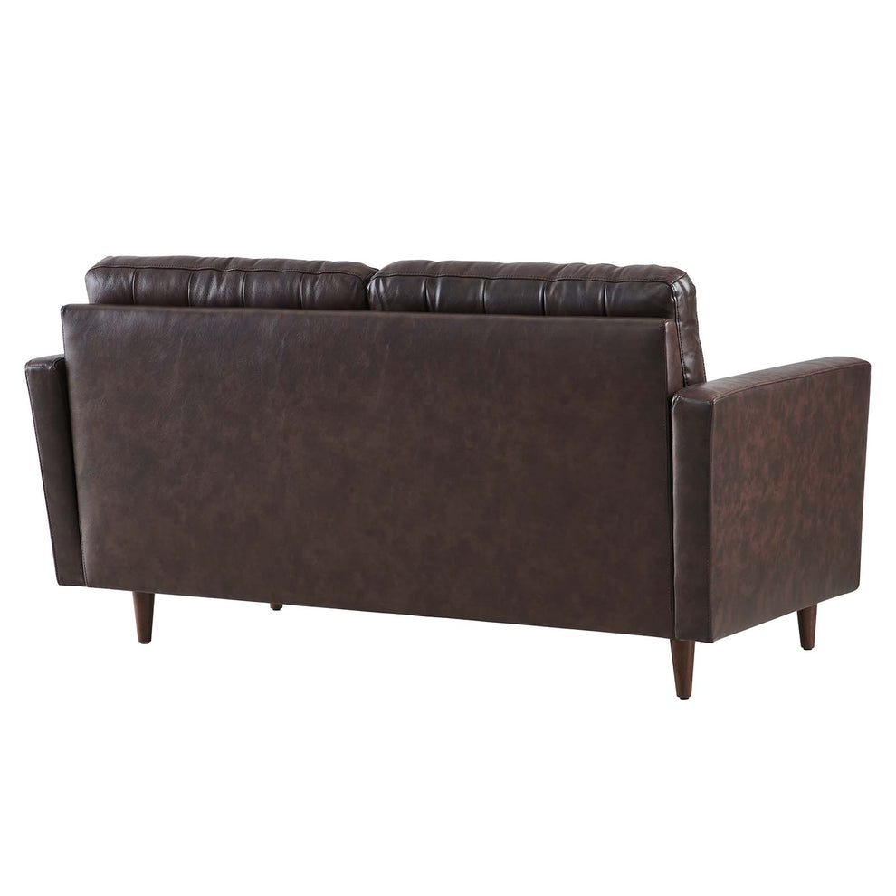 Exalt Tufted Vegan Leather Loveseat By Modway - EEI-6100 | Loveseats | Modishstore - 4