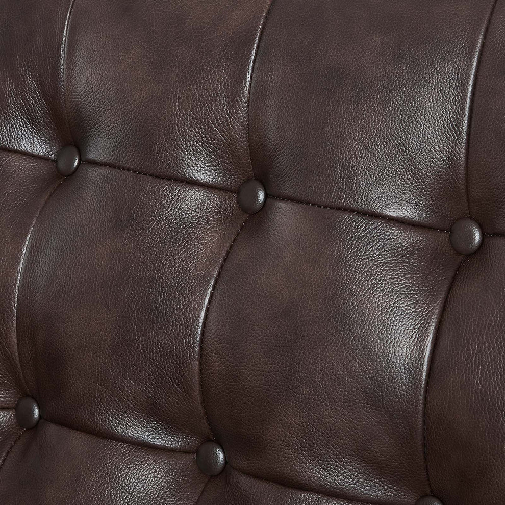 Exalt Tufted Vegan Leather Loveseat By Modway - EEI-6100 | Loveseats | Modishstore - 7