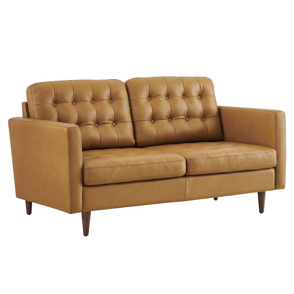 Exalt Tufted Vegan Leather Loveseat By Modway - EEI-6100 | Loveseats | Modishstore - 9