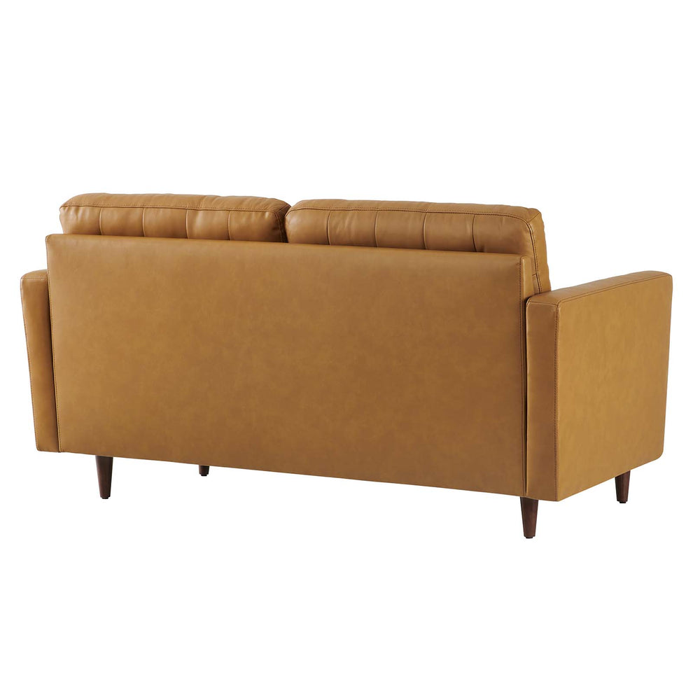 Exalt Tufted Vegan Leather Loveseat By Modway - EEI-6100 | Loveseats | Modishstore - 11