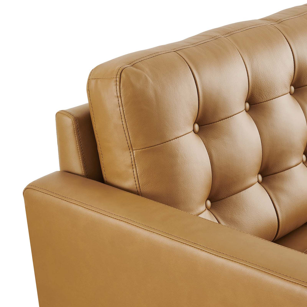 Exalt Tufted Vegan Leather Loveseat By Modway - EEI-6100 | Loveseats | Modishstore - 13