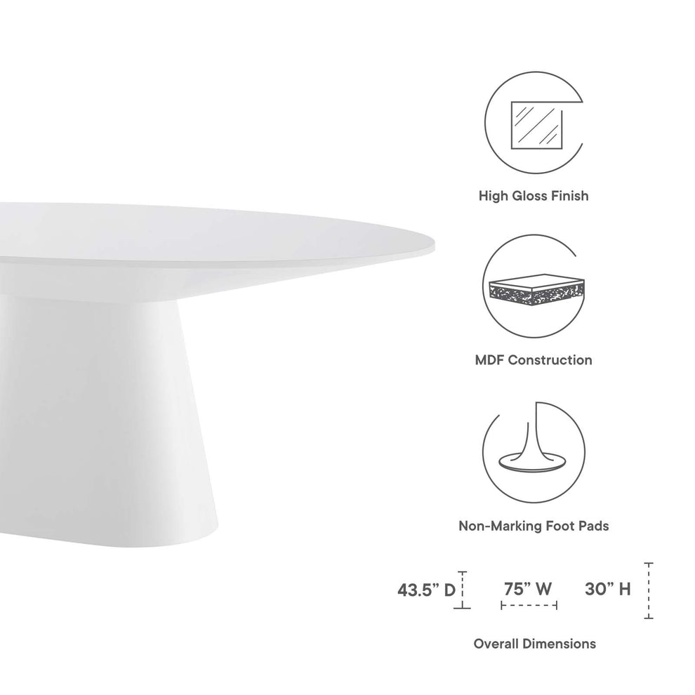 Provision 47" Round Dining Table By Modway - EEI-6101 | Dining Tables | Modishstore - 10