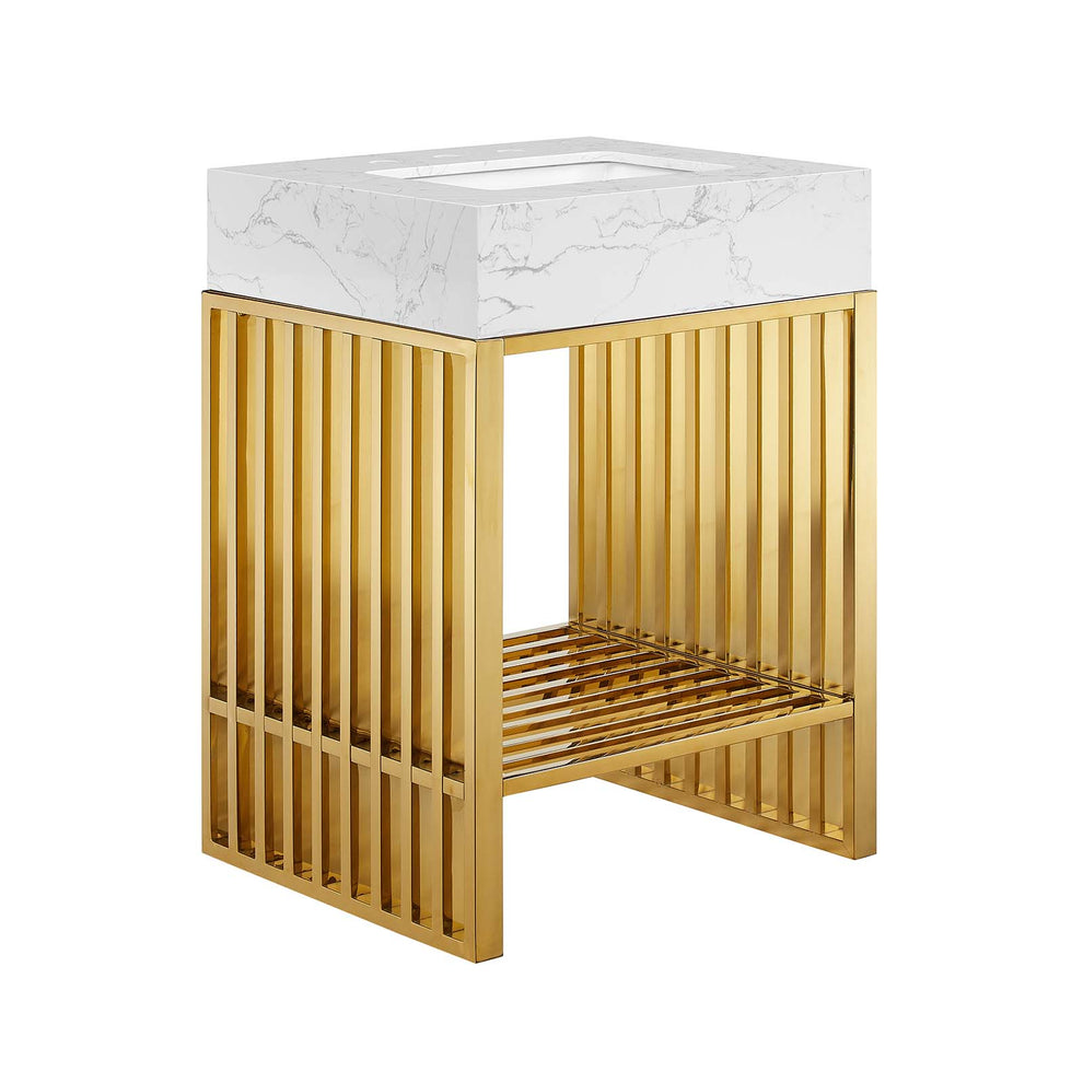 Gridiron 24" Bathroom Vanity By Modway - EEI-6103 | Bathroom Accessories | Modishstore - 2