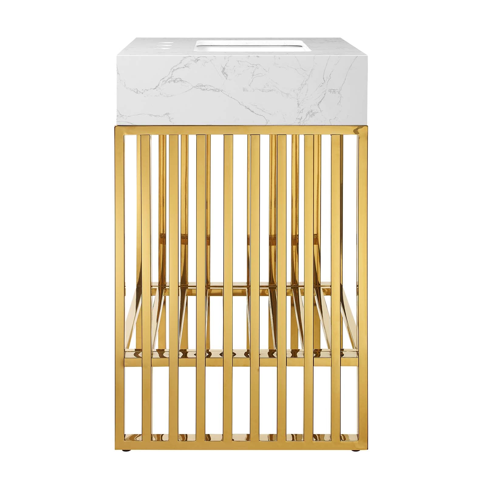 Gridiron 24" Bathroom Vanity By Modway - EEI-6103 | Bathroom Accessories | Modishstore - 3