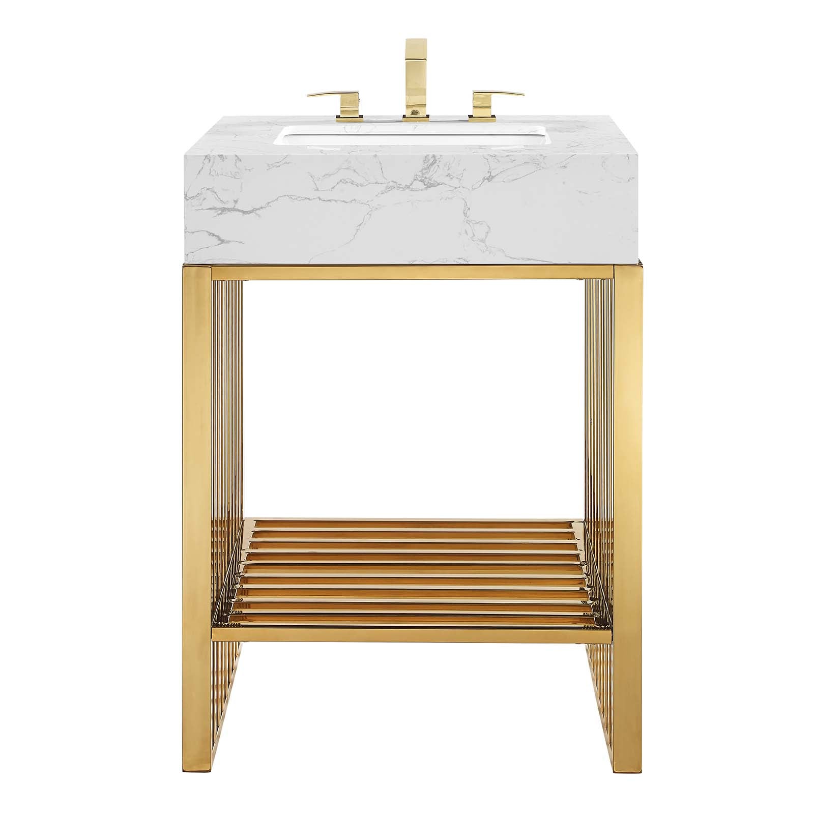 Gridiron 24" Bathroom Vanity By Modway - EEI-6103 | Bathroom Accessories | Modishstore - 4