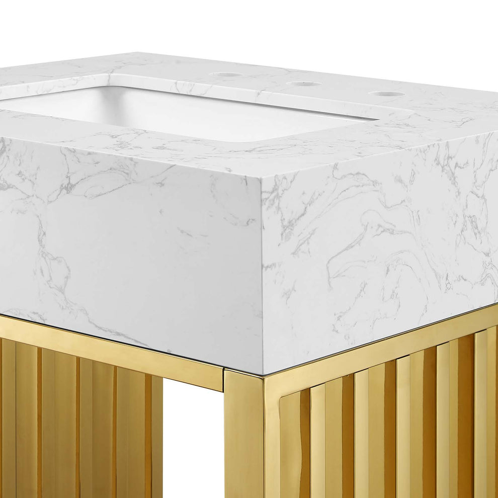 Gridiron 24" Bathroom Vanity By Modway - EEI-6103 | Bathroom Accessories | Modishstore - 6