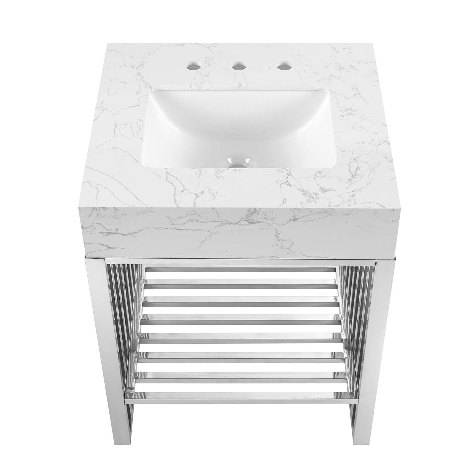 Gridiron 24" Bathroom Vanity By Modway - EEI-6103 | Bathroom Accessories | Modishstore - 12