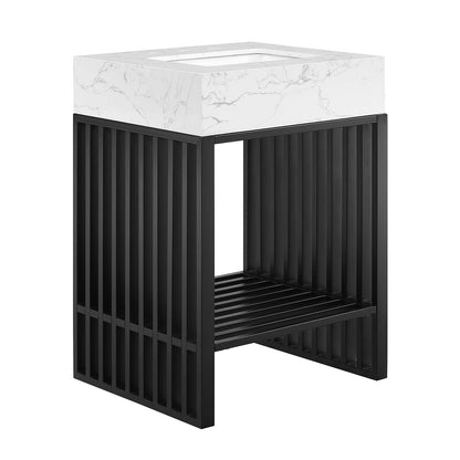 Gridiron 24" Bathroom Vanity By Modway - EEI-6104 | Bathroom Accessories | Modishstore - 2