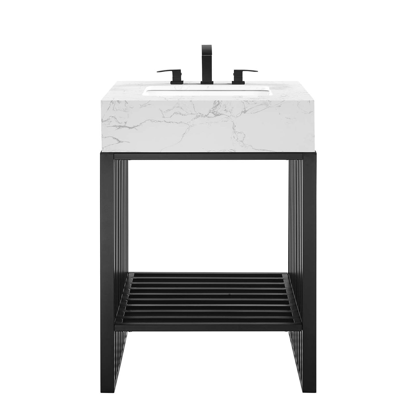 Gridiron 24" Bathroom Vanity By Modway - EEI-6104 | Bathroom Accessories | Modishstore - 4
