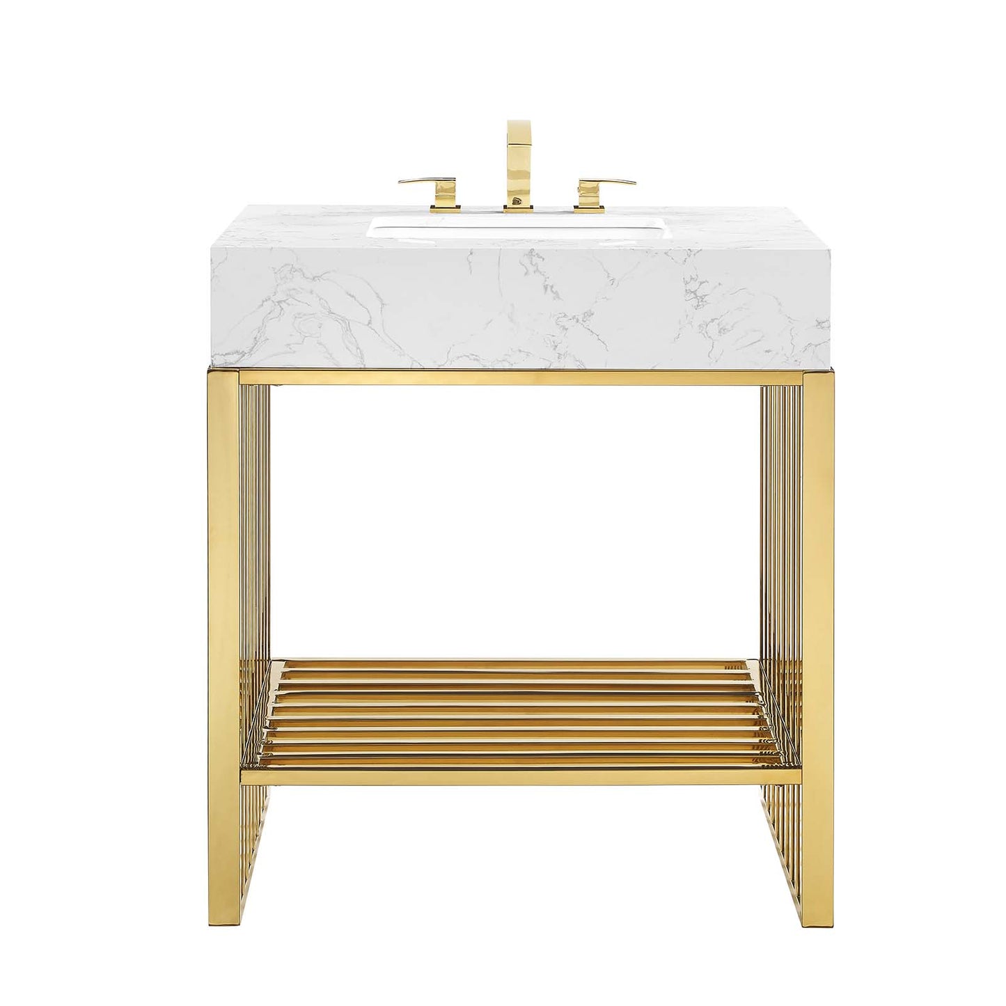 Gridiron 30" Bathroom Vanity By Modway - EEI-6105 | Bathroom Accessories | Modishstore - 4