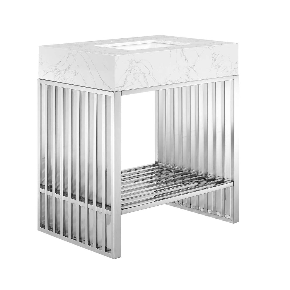 Gridiron 30" Bathroom Vanity By Modway - EEI-6105 | Bathroom Accessories | Modishstore - 9