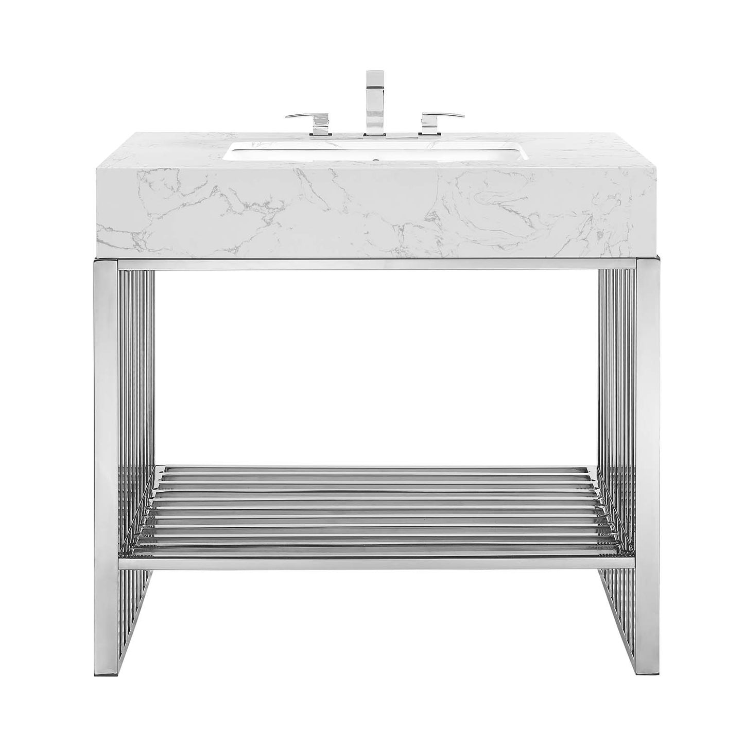 Gridiron 36" Bathroom Vanity By Modway - EEI-6107 | Bathroom Accessories | Modishstore - 11