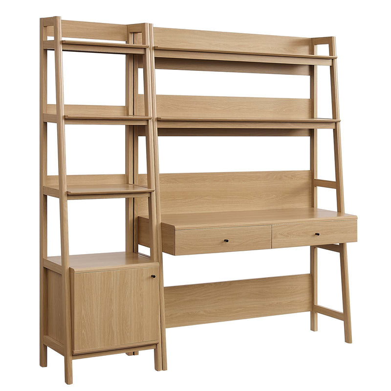Bixby 2-Piece Wood Office Desk and Bookshelf By Modway - EEI-6111 | Bookcases | Modishstore - 2